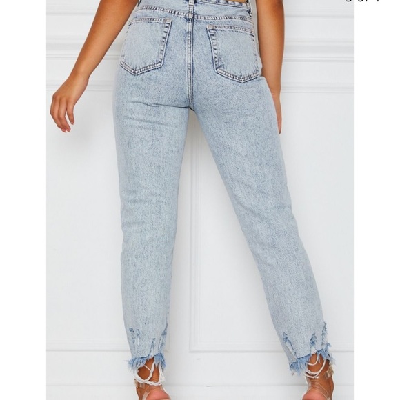 WHITEFX BOYFRIEND JEANS - Picture 2 of 2